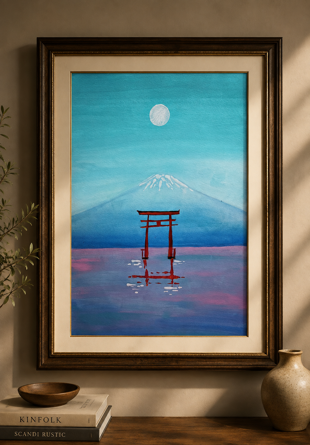 Gates of Solitude – Original Acrylic Painting | A3 Signed Landscape Fine Art